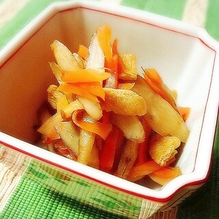 塩分控えめでも美味しい！油揚げ入り煮きんぴら